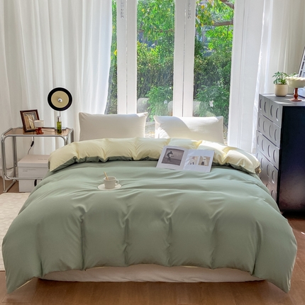 91家纺网 家纺一手货源 找家纺 （总）芷凡家纺 2024新款水洗磨毛单件被套