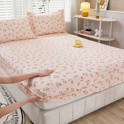 91家纺网 家纺一手货源 找家纺 名优家纺 2024新款13070套件系列-单床笠 春意悠悠