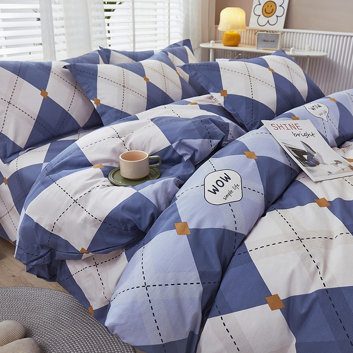 91家纺网 家纺一手货源 找家纺 名优家纺 2024新款13070套件系列 全棉印花四件套 意林