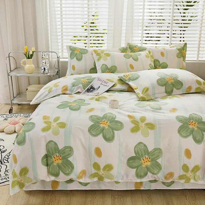 91家纺网 家纺一手货源 找家纺 名优家纺 2024新款13070套件系列-单被套 半夏花语