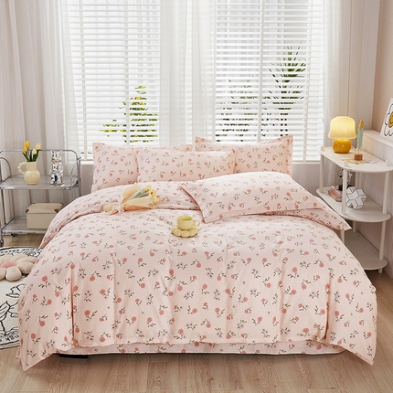 91家纺网 家纺一手货源 找家纺 （总）名优家纺 2024新款13070套件系列 全棉印花四件套