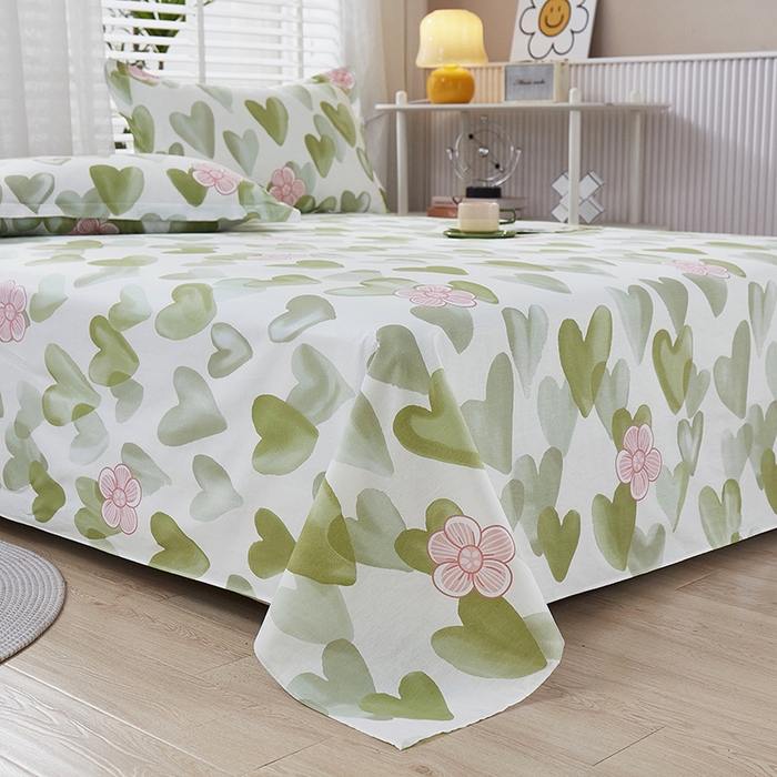 91家纺网 家纺一手货源 找家纺 名优家纺 2024新款13070套件系列 全棉印花四件套 小甜心