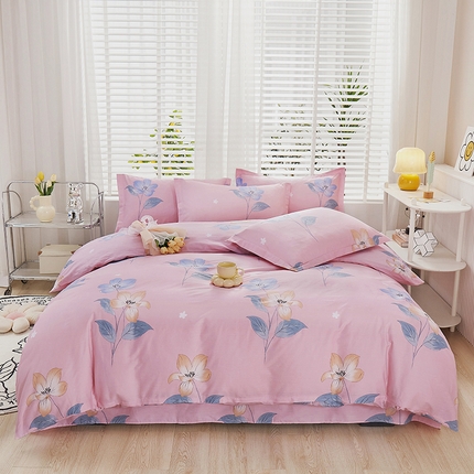 91家纺网 家纺一手货源 找家纺 （总）名优家纺 2024新款13070套件系列 全棉印花四件套