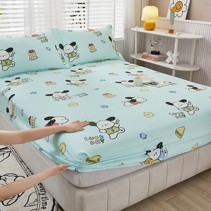 91家纺网 家纺一手货源 找家纺 名优家纺 2024新款13070套件系列-单床笠 萌宠时代