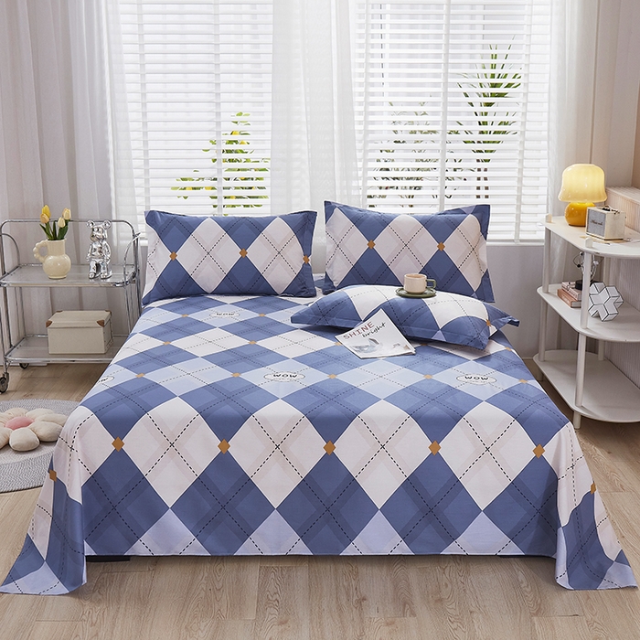 91家纺网 家纺一手货源 找家纺 名优家纺 2024新款13070套件系列 全棉印花四件套 意林