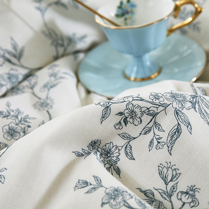 91家纺网 家纺一手货源 找家纺 名优家纺 2024新款13070套件系列 全棉印花四件套 满庭