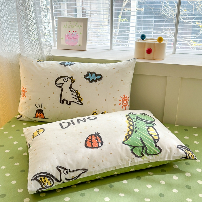 91家纺网 家纺一手货源 找家纺 （总） 清雅福 2024新款全棉13372小清新单枕套系列第三季