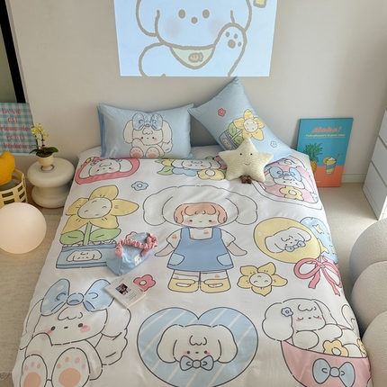 91家纺网 家纺一手货源 找家纺 （总）美乐迪家纺 2024新款大版全棉四件套