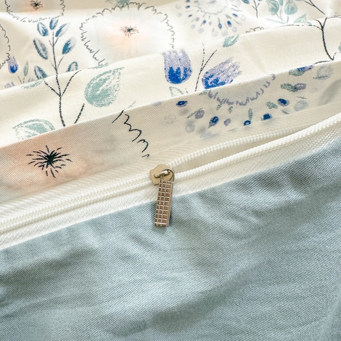 91家纺网 家纺一手货源 找家纺  清雅福 2024新款全棉13372小清新单被套系列第三季 夏之恋