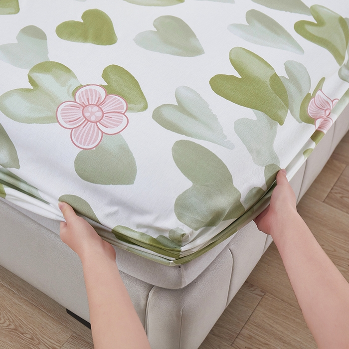 91家纺网 家纺一手货源 找家纺 名优家纺 2024新款13070套件系列-单床笠 小甜心