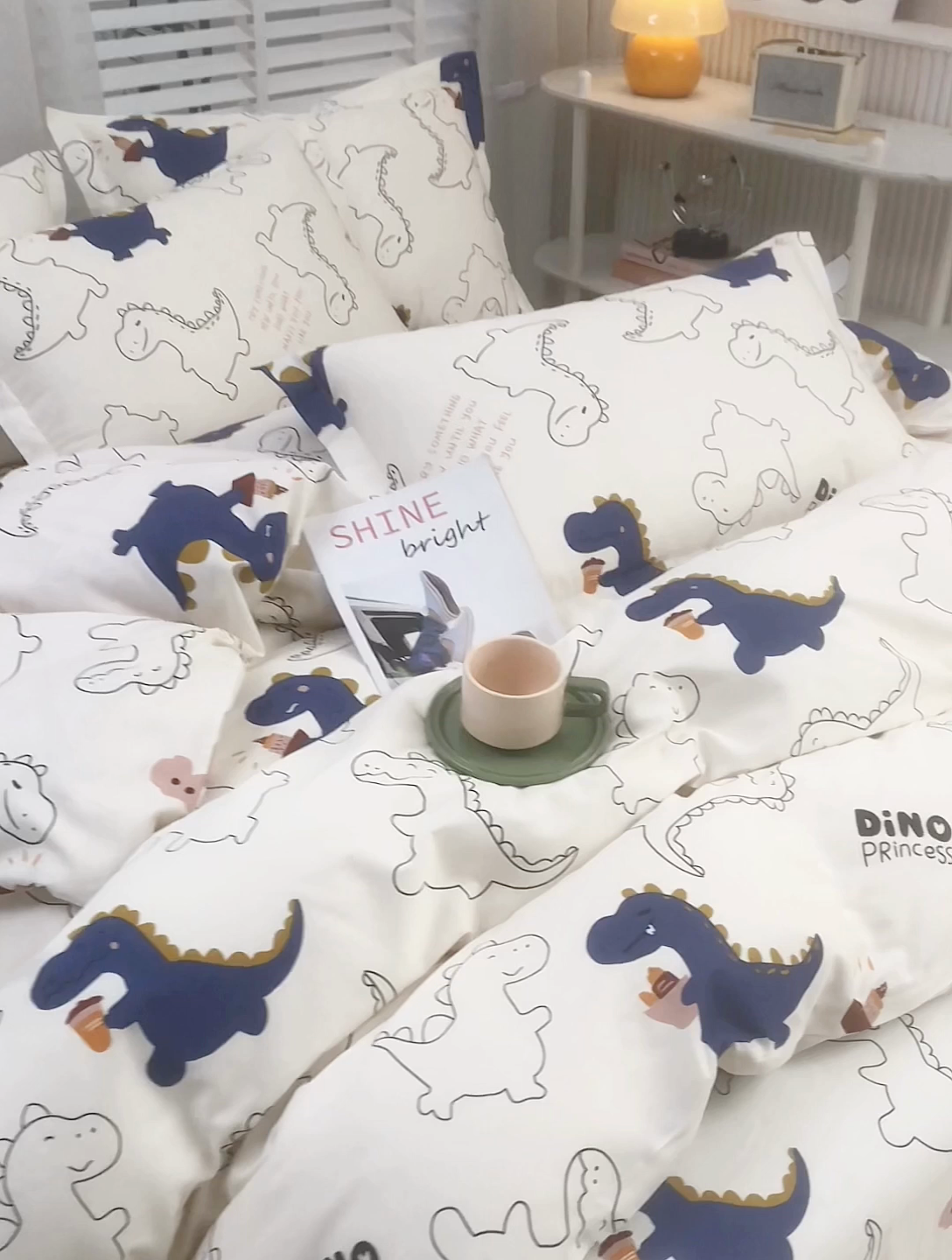 91家纺网 家纺一手货源 找家纺 名优家纺 2024新款13070套件系列 全棉印花四件套 面包龙