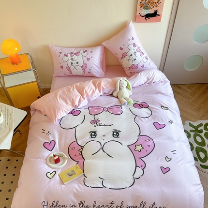 91家纺网 家纺一手货源 找家纺 （总）美乐迪家纺 2024新款大版全棉四件套