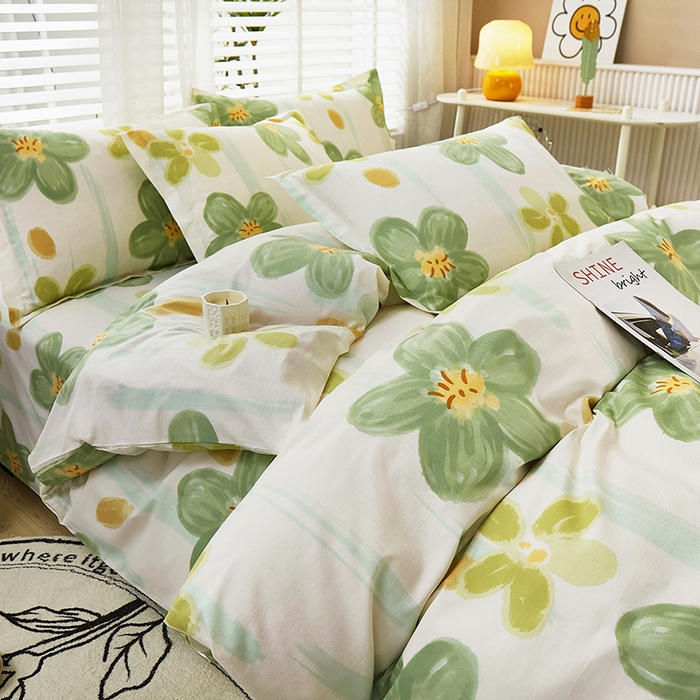 91家纺网 家纺一手货源 找家纺 名优家纺 2024新款13070套件系列-单被套 半夏花语