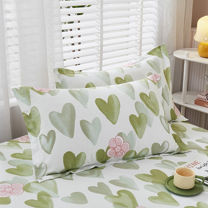 91家纺网 家纺一手货源 找家纺 名优家纺 2024新款13070套件系列 全棉印花四件套 小甜心