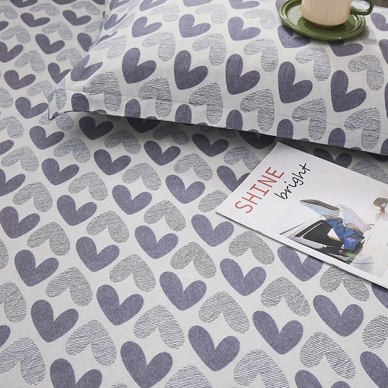 91家纺网 家纺一手货源 找家纺 名优家纺 2024新款13070套件系列-单被套 紫雾爱心