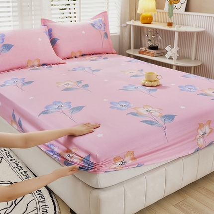 91家纺网 家纺一手货源 找家纺 名优家纺 2024新款13070套件系列-单床笠 清秀华韵