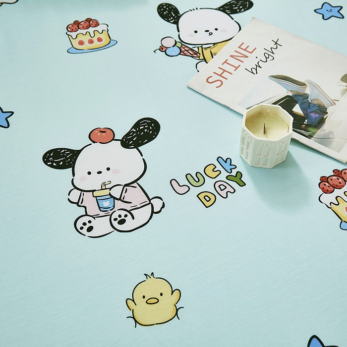 91家纺网 家纺一手货源 找家纺 名优家纺 2024新款13070套件系列 全棉印花四件套 萌宠时代