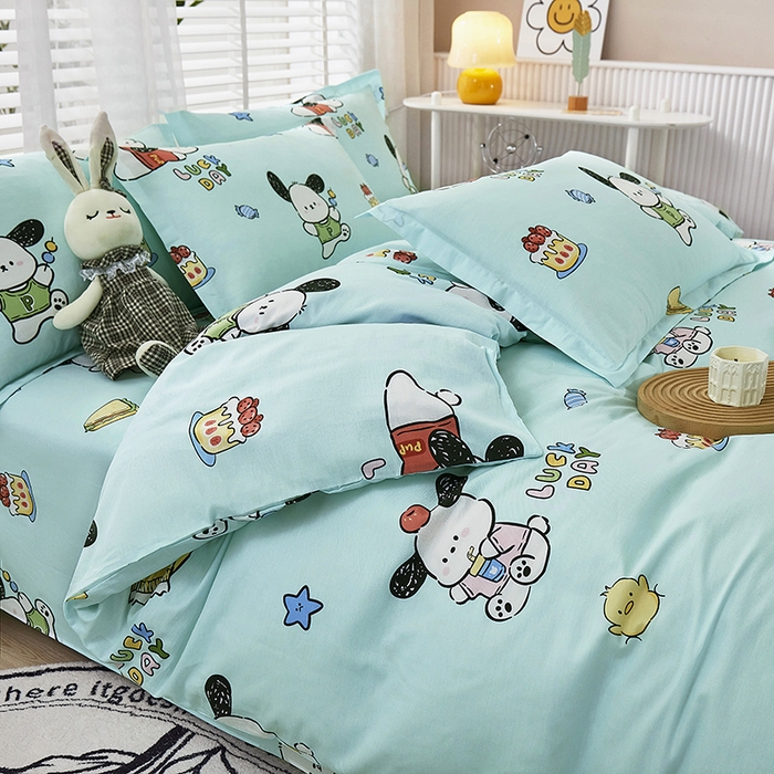 91家纺网 家纺一手货源 找家纺 名优家纺 2024新款13070套件系列-单被套 萌宠时代