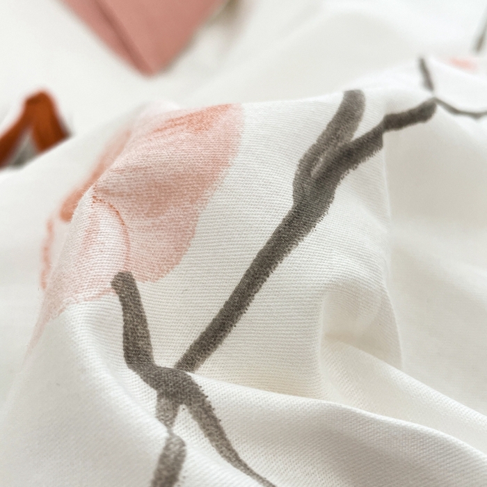 91家纺网 家纺一手货源 找家纺 捌月 2024新款全棉小花匠系列四件套单品系列 芳华