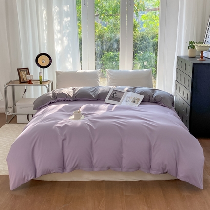 91家纺网 家纺一手货源 找家纺 （总）芷凡家纺 2024新款水洗磨毛单件被套