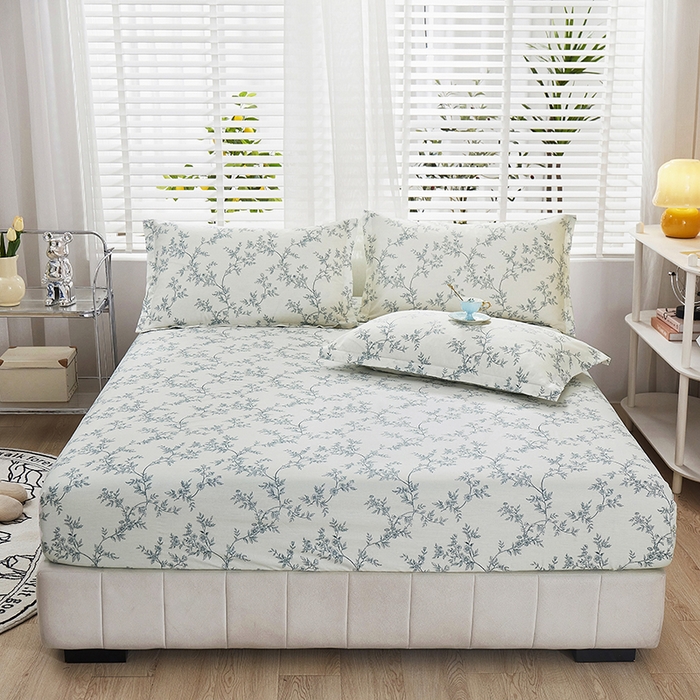 91家纺网 家纺一手货源 找家纺 名优家纺 2024新款13070套件系列-单床笠 满庭