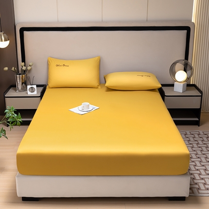 91家纺网 家纺一手货源 找家纺 （总）摩妮卡 2025新款A类40纯色全棉床笠