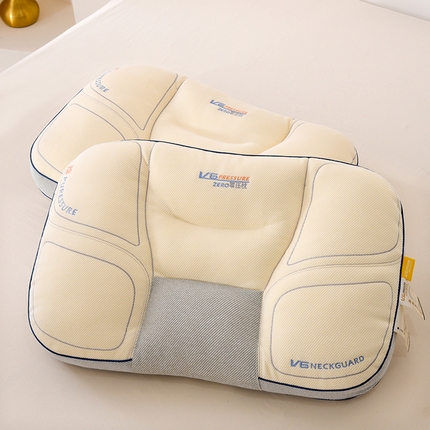 （总）佩齐枕芯 2024新款V6零压枕头针织刺绣羽丝绒枕芯高弹护颈枕头枕芯