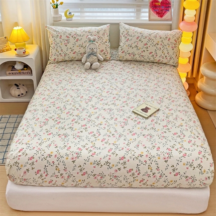 91家纺网 家纺一手货源 找家纺 （总）名兮家居 2024新款全棉印花单床笠