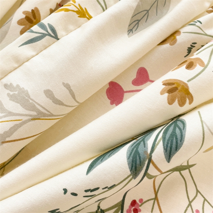 91家纺网 家纺一手货源 找家纺 名兮家居 2024新款全棉印花单床笠 东篱