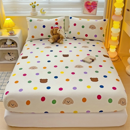 91家纺网 家纺一手货源 找家纺 （总）名兮家居 2024新款全棉印花单床笠