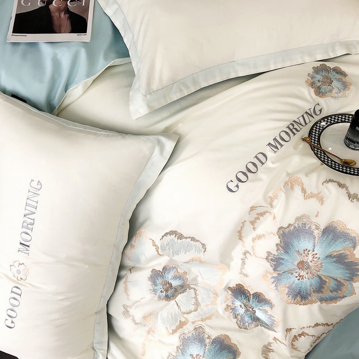 91家纺网 家纺一手货源 找家纺 （总）卡姿家纺 2024新款秋冬全棉优雅刺绣四件套—黛芙妮