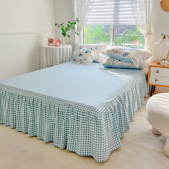 91家纺网 家纺一手货源 找家纺 （总）亲亲公主 2025新款全棉蕾丝仙女款床裙四件套