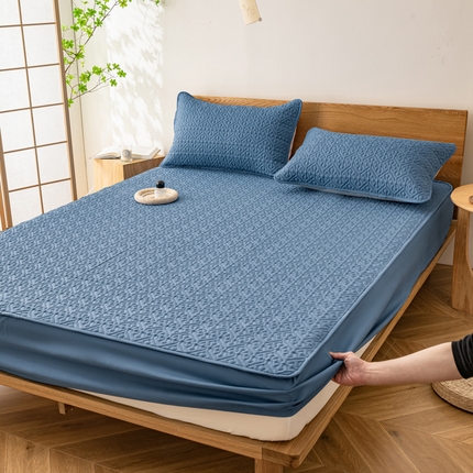 91家纺网 家纺一手货源 找家纺 （总）花言狐语 2025新款A类原棉防水防污床笠--锦绣系列 