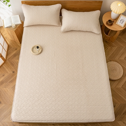 91家纺网 家纺一手货源 找家纺 （总）花言狐语 2025新款A类原棉防水防污床垫--锦绣系列 