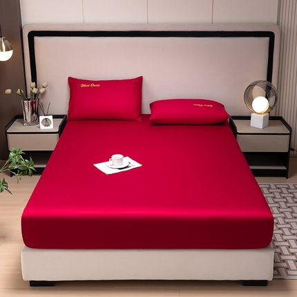 91家纺网 家纺一手货源 找家纺 （总）摩妮卡 2025新款全棉40贡缎单床笠