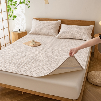 91家纺网 家纺一手货源 找家纺 （总）花言狐语 2025新款A类原棉防水防污床垫--锦绣系列 