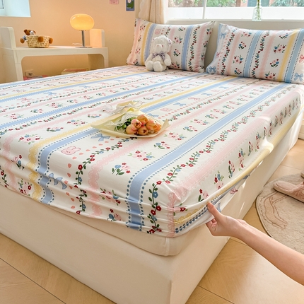 91家纺网 家纺一手货源 找家纺 （总）寻米 2024新款纯棉正宗13070单床笠