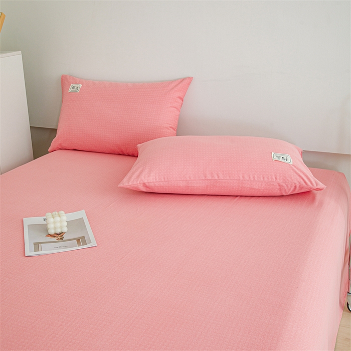 91家纺网 家纺一手货源 找家纺 宝时兰 2025新款纯色全棉加厚生态喷气纯棉床单学生单床单 纯色-玉