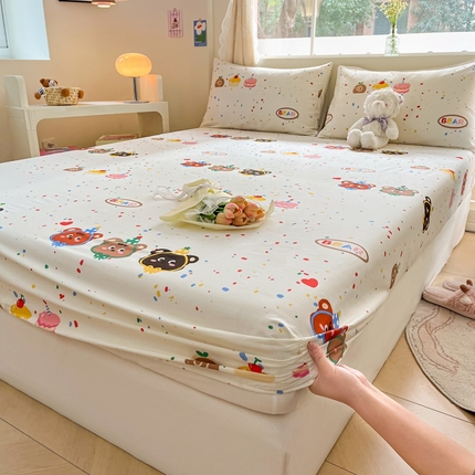 91家纺网 家纺一手货源 找家纺 （总）寻米 2024新款纯棉正宗13070单床笠