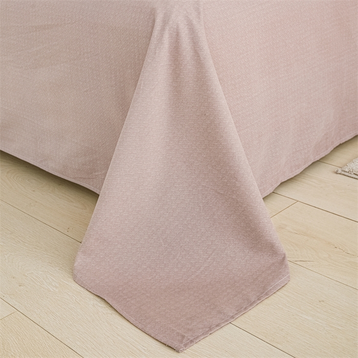 91家纺网 家纺一手货源 找家纺 宝时兰 2025新款纯色全棉加厚生态喷气纯棉床单学生单床单 纯色-卡其