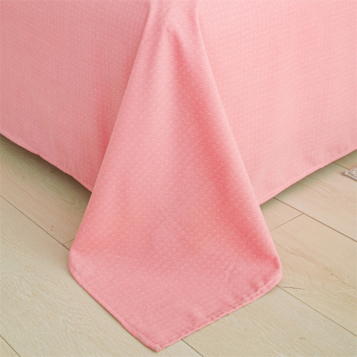 91家纺网 家纺一手货源 找家纺 宝时兰 2025新款纯色全棉加厚生态喷气纯棉床单学生单床单 纯色-玉