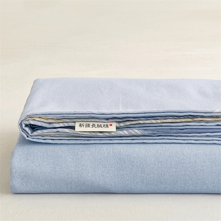 91家纺网 家纺一手货源 找家纺 （总）宝时兰 2025新款纯色全棉加厚生态喷气纯棉床单学生单床单