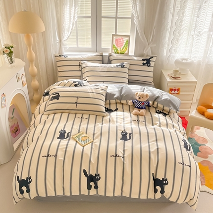 91家纺网 家纺一手货源 找家纺 （总）沐辰 2024新款13372全棉印花四件套（第二批）