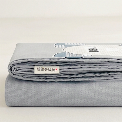 91家纺网 家纺一手货源 找家纺 （总）宝时兰 2025新款纯色全棉加厚生态喷气纯棉床单学生单床单