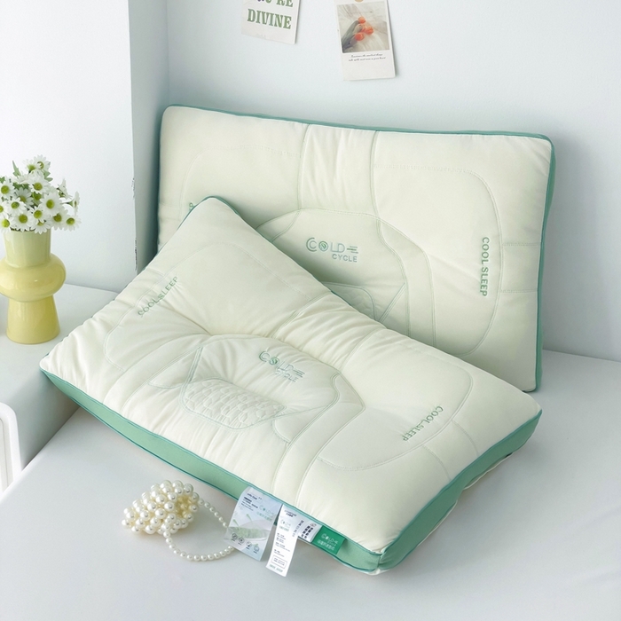 91家纺网 家纺一手货源 找家纺 （总）爱尚家枕芯 2024新款冷循环凉感枕 枕头枕芯