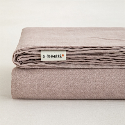 宝时兰 2025新款纯色全棉加厚生态喷气纯棉床单学生单床单 纯色-卡其