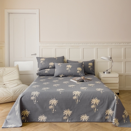 91家纺网 家纺一手货源 找家纺 （总）首爱 2025新款纯棉床单老粗布床单老粗布凉席