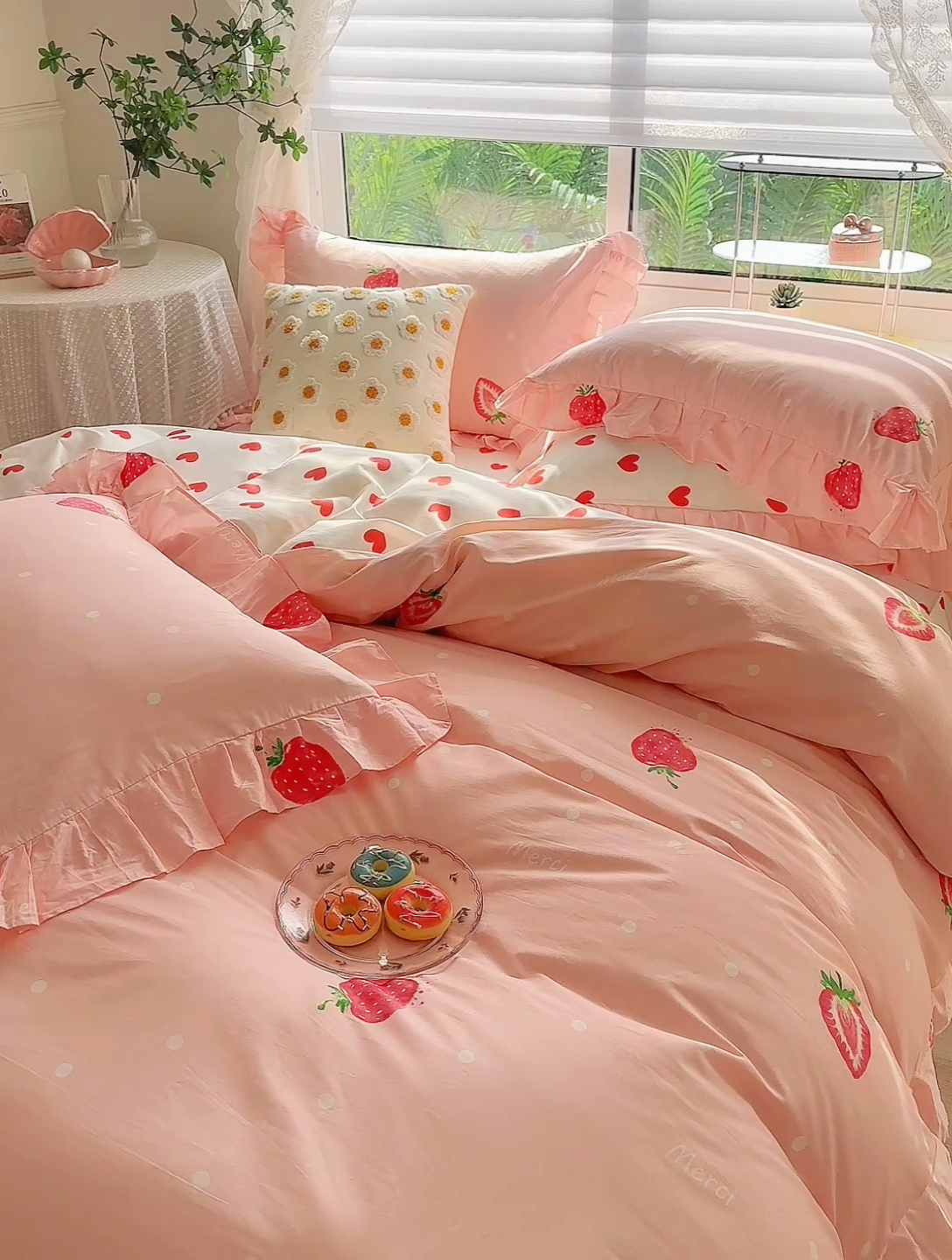 91家纺网 家纺一手货源 找家纺 （总）亲亲公主 2025新款全棉韩版印花床裙四件套