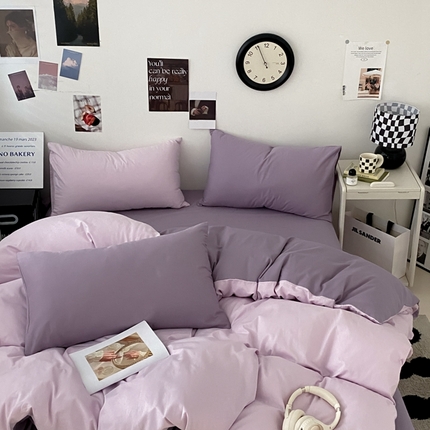 91家纺网 家纺一手货源 找家纺 （总）三朵家纺 2024新款春夏13372全棉精梳棉混搭四件套