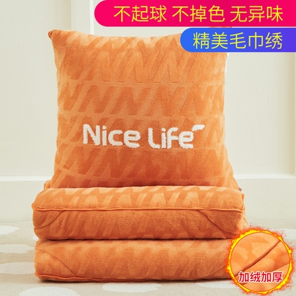 91家纺网 家纺一手货源 找家纺 （总）雷娜家居  牛奶绒雕花美好生活系列抱枕被